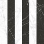 Patterned --and-- Statement Black/Dark Grey Medium Format 260x410 - 595x595 Porcelain for Wall/Floor; Finish - Natural